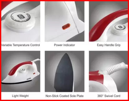 Baltra BTI 114 750 W Dry Iron Baltra BTI 114 750 W Dry Iron